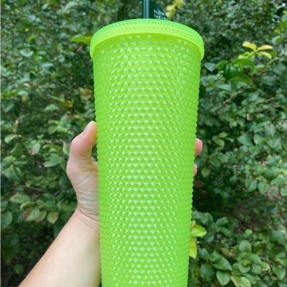 Starbucks Lemongrass GITD Bling Studded Cup Halloween Glow in the Dark Tumbler - Picture 7 of 11
